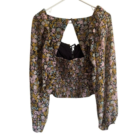 Free People Mabel Printed Blouse, Size XS - Picture 9 of 12